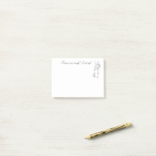 „Die Zeiten sind hart - Kleiden Sie sich entsprech Post-it Klebezettel