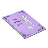 "Die Zeiten sind hart! Leg dich ins Zeug!" Notizbu Notizblock (Rechte Seite)