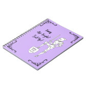 "Die Zeiten sind hart! Leg dich ins Zeug!" Notizbu Notizblock (Linke Seite)