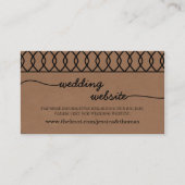 Die zeitgemäße Hochzeitssammlung mit Whimsikalköfe Begleitkarte (Vorderseite)