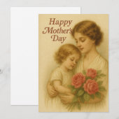 Die zeitlose Liebe der Mutter Feiertagskarte (Vorne/Hinten)