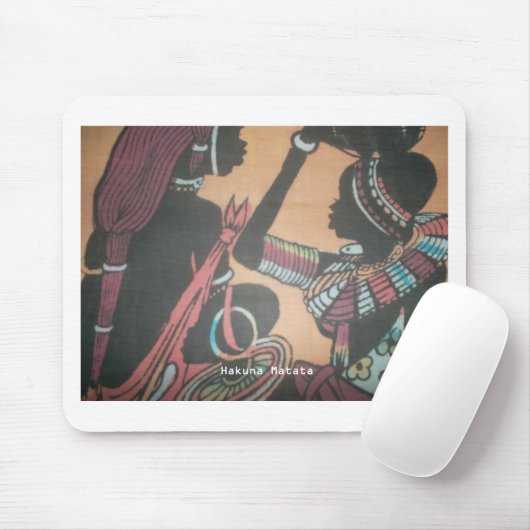 Die zeitlose Schönheit der Massai-Tradition Mousepad (Mit Mouse)