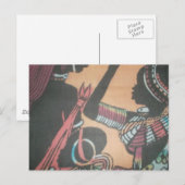 Die zeitlose Schönheit der Massai-Tradition Postkarte (Vorne/Hinten)