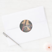 Die zeitlose Schönheit der Massai-Tradition Runder Aufkleber (Umschlag)