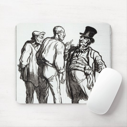 Die Zeitschrift 'Le Charivari' Mousepad (Mit Mouse)