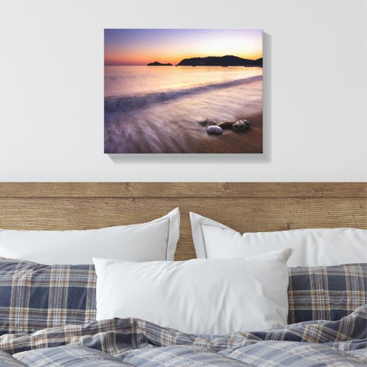 DIE ZEITSTUNDE AN DER KÜSTE LEINWANDDRUCK (Insitu (Schlafzimmer))