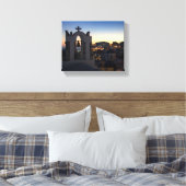 DIE ZEITSTUNDE VON OIA LEINWANDDRUCK (Insitu (Schlafzimmer))