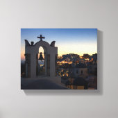 DIE ZEITSTUNDE VON OIA LEINWANDDRUCK (Vorderseite)