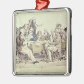 Die Zeitungen Ornament Aus Metall (Links)