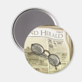 Die Zeitungsmagnete Magnet (Vorderseite/Rückseite)