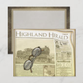 Die Zeitungspostkarte Postkarte (Vorne/Hinten)