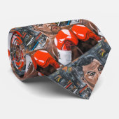 Die Zeltmalerei von Alfred Fox Krawatte (Gerollt)