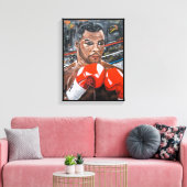 Die Zeltmalerei von Alfred Fox Leinwanddruck (Insitu (Wohnzimmer))