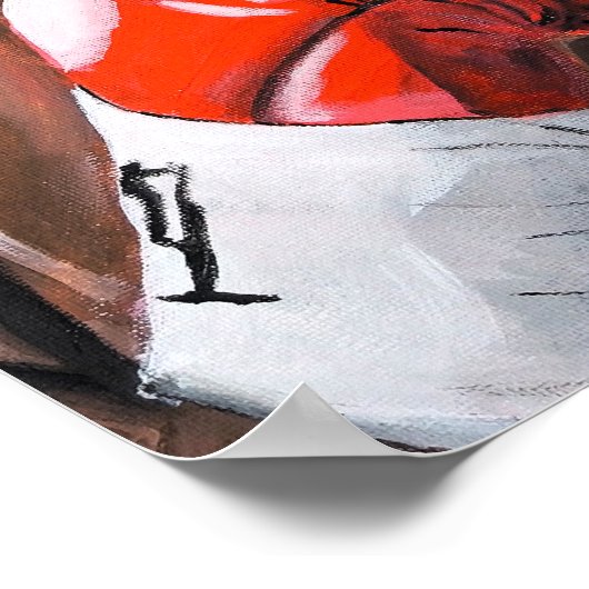 Die Zeltmalerei von Alfred Fox Poster (Ecke)