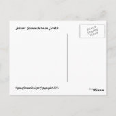 Die Zen-Master-Postkarte Postkarte (Rückseite)