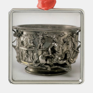 Die Zentaur-Schale, Gallo-Römisch, vom Berthouvil Ornament Aus Metall