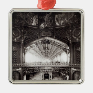 Die zentrale Haube Silbernes Ornament