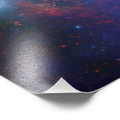 Die zentrale Region der Milchstraße Fotodruck (Ecke)