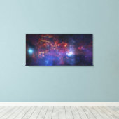 Die zentrale Region der Milchstraße Leinwanddruck (Insitu (Holzboden))