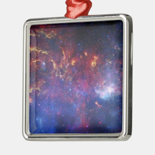 Die zentrale Region der Milchstraße Silbernes Ornament (Links)