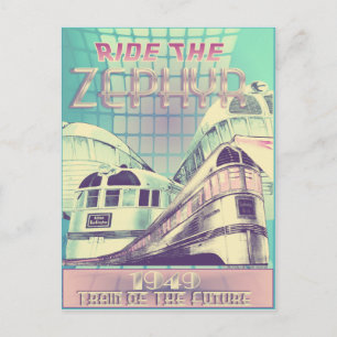 Die Zephyr Vintage Nostalgie 1949 Postkarte