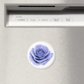 Die zerbrechliche Schönheit einer Rose Magnet (In Situ (Geschirrspüler))