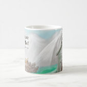 Die zerbrochene Kirchenklingel-Tasse Kaffeetasse (Mittel)