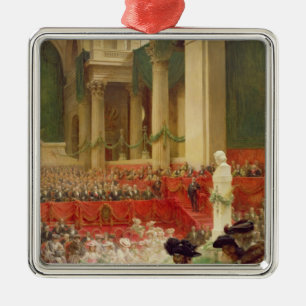 Die Zeremonie am Pantheon Ornament Aus Metall