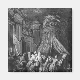 Die Zeremonie das Gehen-zubett der Braut Magnet