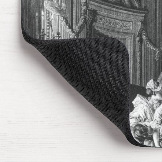 Die Zeremonie das Gehen-zubett der Braut Mousepad (Ecke)