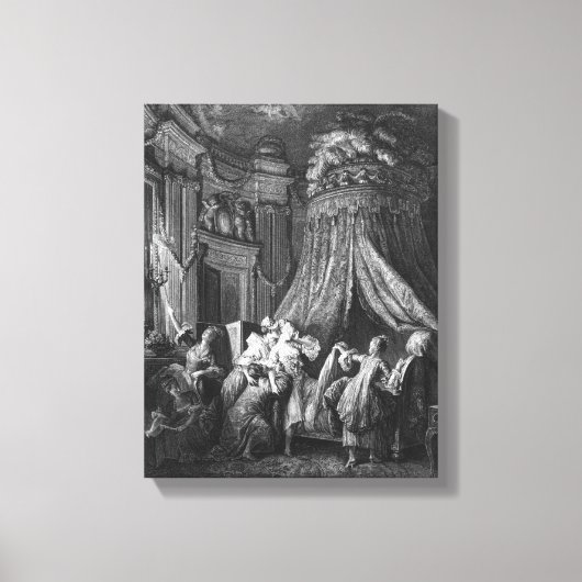 Die Zeremonie der Braut Leinwanddruck (Vorderseite)