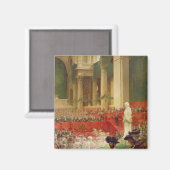 Die Zeremonie im Pantheon Magnet (Vorderseite/Rückseite)