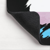 Die zerrissene Transgender-Stolz-Flagge decken auf Mousepad (Ecke)