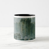 Die Zerstörung der Bastille, am 14. Juli 1789 Zweifarbige Tasse (Mittel)