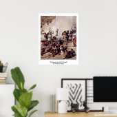 Die Zerstörung des Tempels durch Francesco Hayez Poster (Heimbüro)