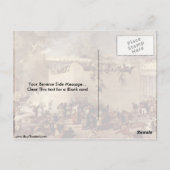 Die Zerstörung des Tempels durch Francesco Hayez Postkarte (Rückseite)