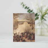 Die Zerstörung des Tempels von Jerusalem Postkarte (Stehend Vorderseite)
