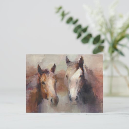 Die Zerstörung des Westens Postkarte (Stehend Vorderseite)