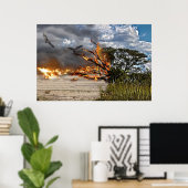 Die Zerstörung unseres Landes Poster (Heimbüro)