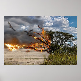 Die Zerstörung unseres Landes Poster