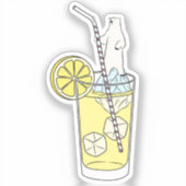 Die Zesty-Flucht | Aufkleber (Vorderseite)