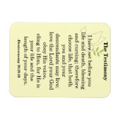 Die Zeugenheft Magnet (Horizontal)