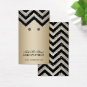 Die Zickzack Schmuckkarten mit dem Ohrwurm Gold Bl (Schreibtisch)