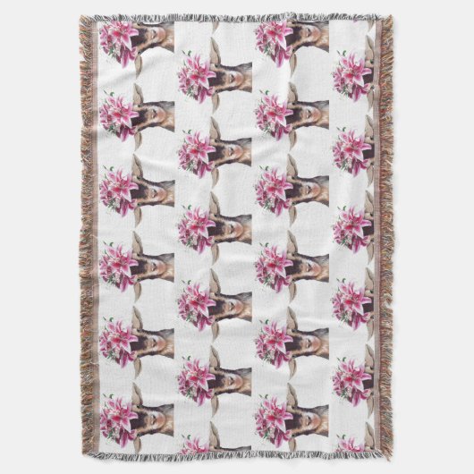 Die Ziege blanket Lily Decke (Vorderseite Vertikal)
