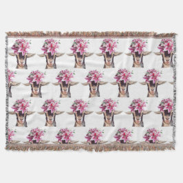 Die Ziege blanket Lily Decke