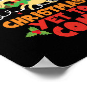 Die Ziege der Weihnachten noch zu kommen Puff Poster (Ecke)