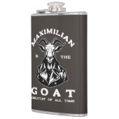 Die Ziege (die Bestste aller Zeiten) mit Ihrem Nam Flachmann (Links)