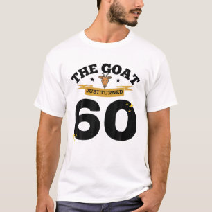 Die Ziege drehte sich gerade 60 - 60. Geburtstag Z T-Shirt