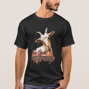 Die Ziege flüstert neue Ziege zu Weihnachten T-Shirt