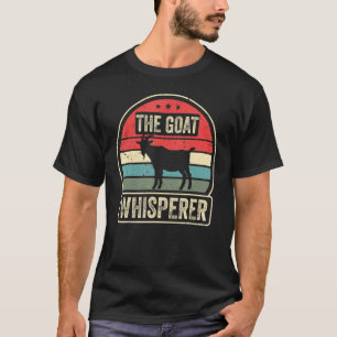 Die Ziege Whispere Ziege Vintage Ziegen Bauern T-Shirt